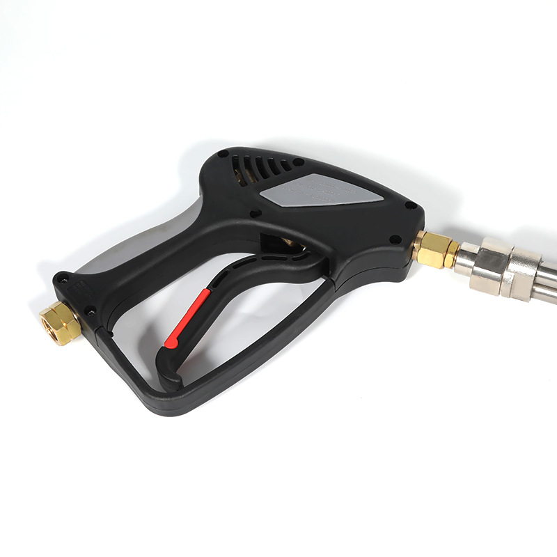 Ang high-pressure ng sambahayan ay pinalakas ang mahabang poste ng nozzle brush ng high-pressure na baril ng tubig