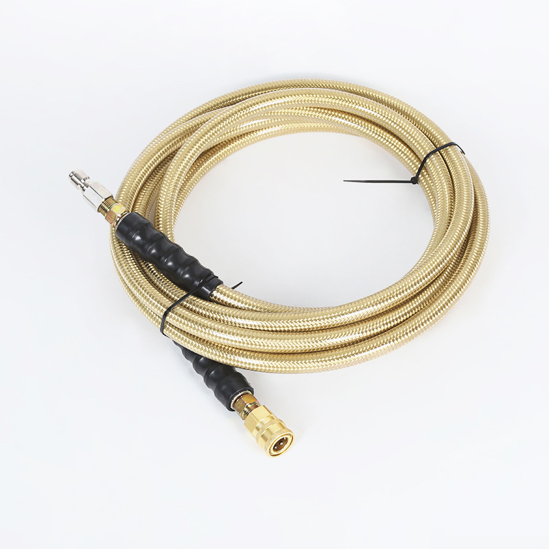 Hindi kinakalawang na asero metal hybrid braided high pressure hose