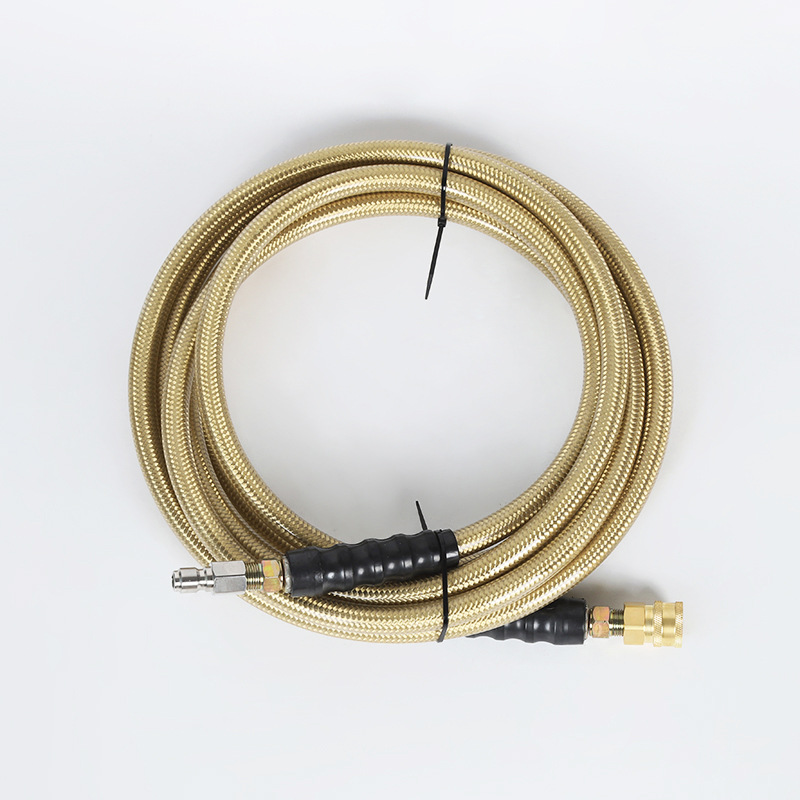 Hindi kinakalawang na asero metal hybrid braided high pressure hose