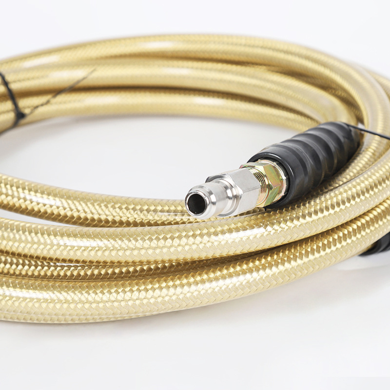 Hindi kinakalawang na asero metal hybrid braided high pressure hose