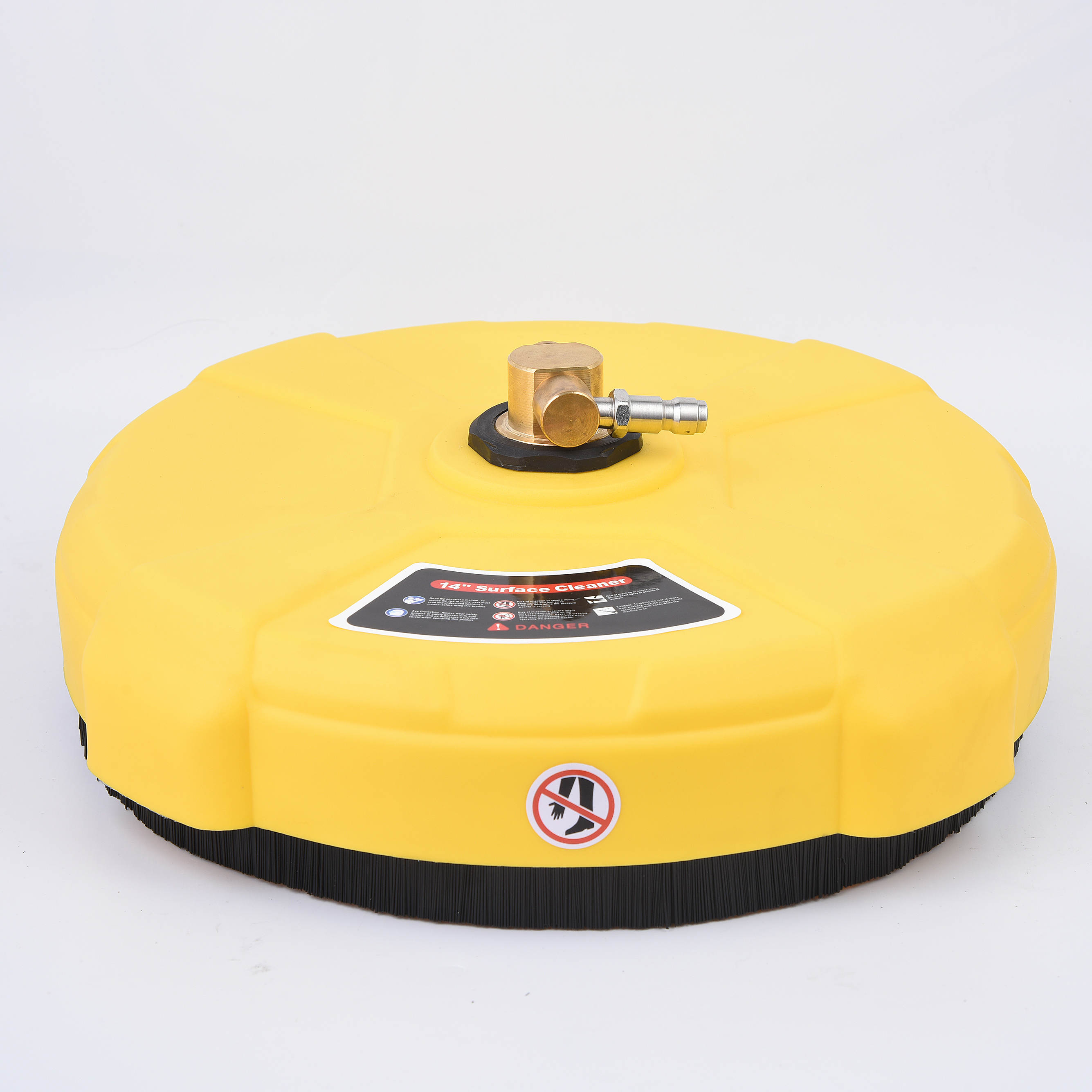 Plastic pressure washer surface cleaner